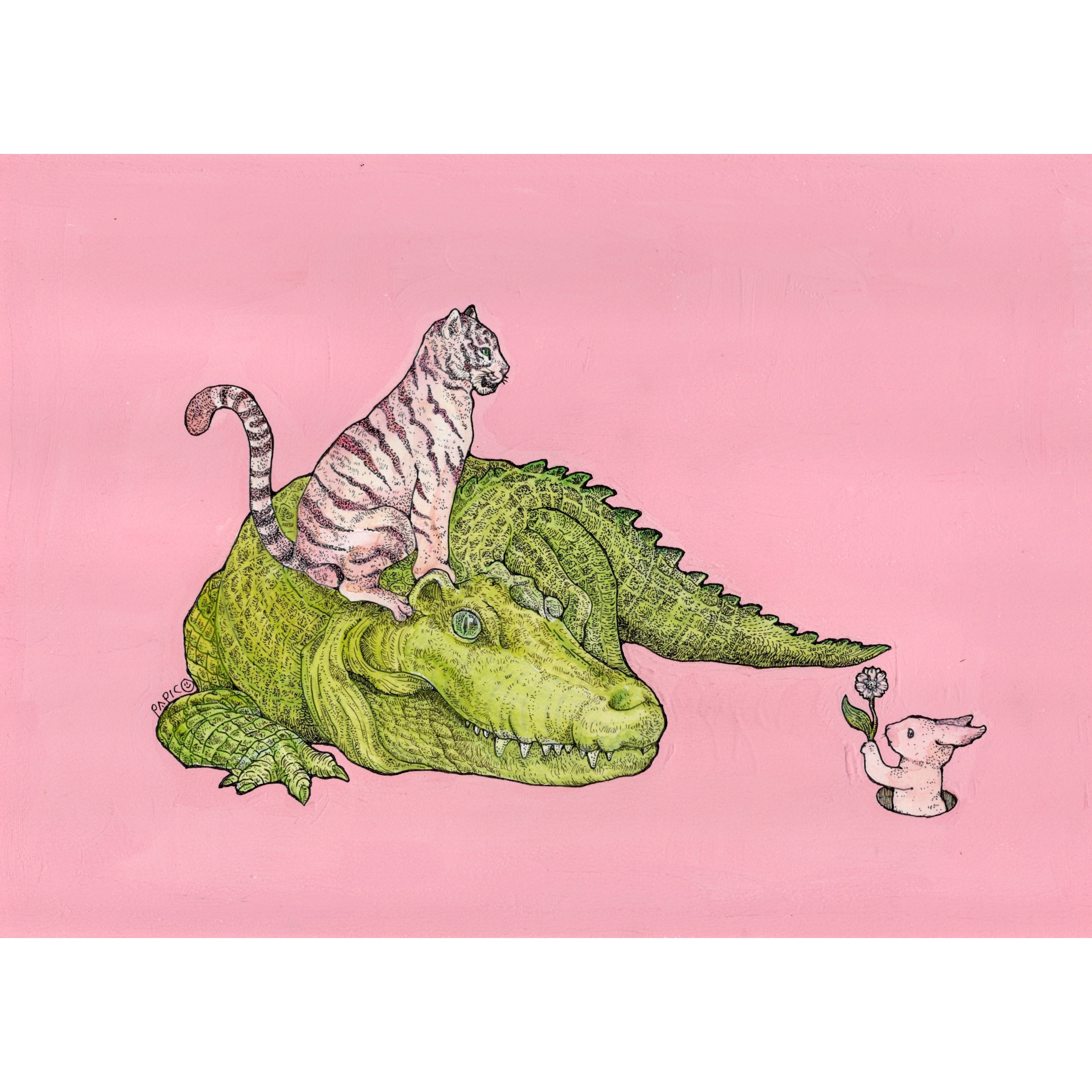 『花をとどけに』原画