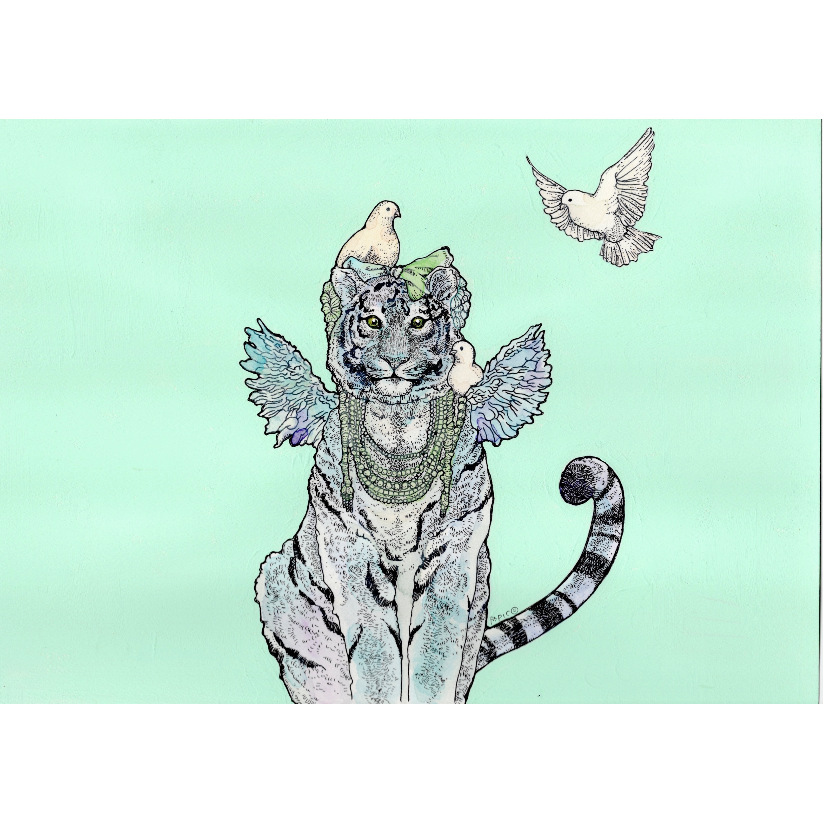 『やすらぎをさえずる』原画