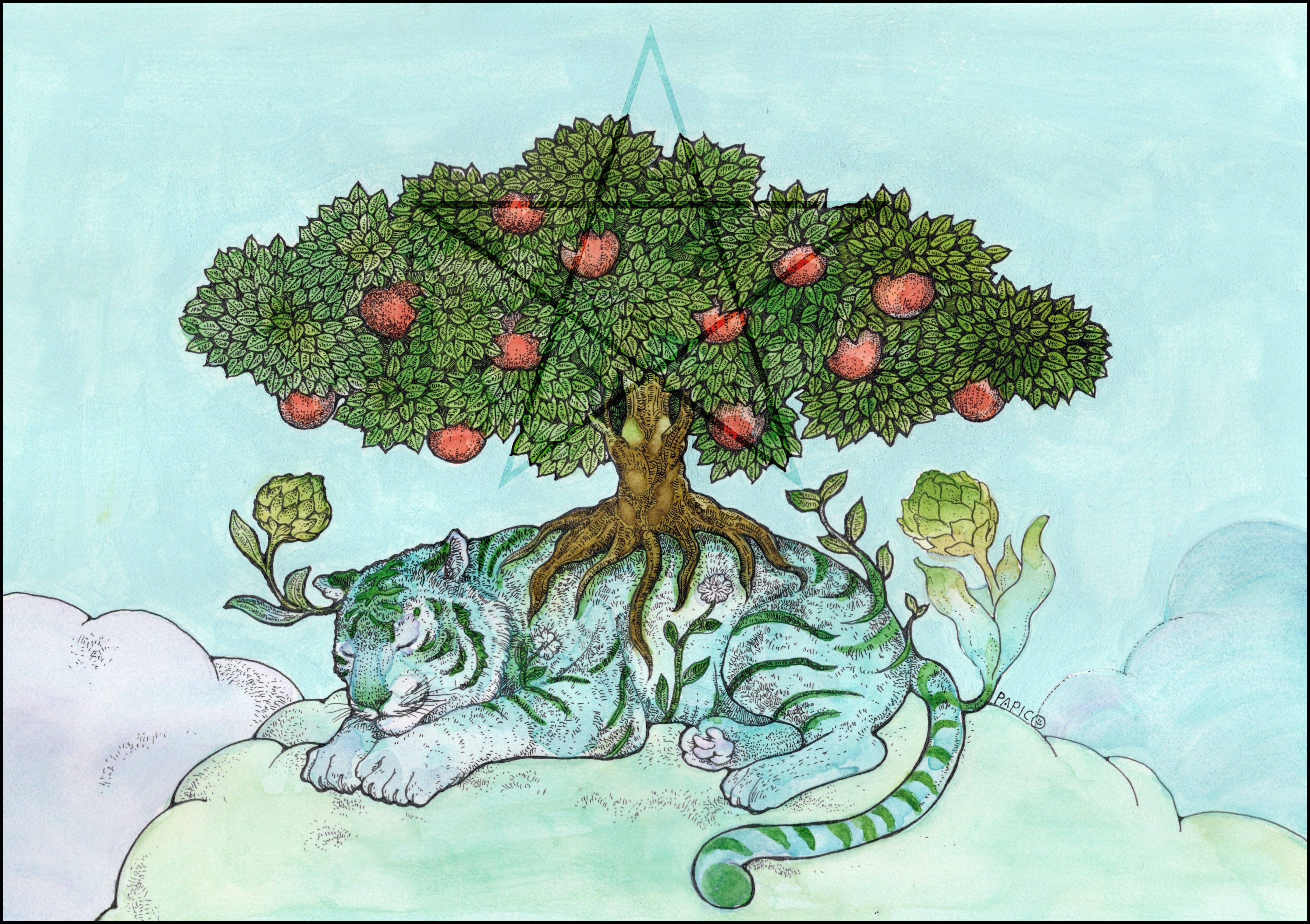 森の息吹に抱かれる