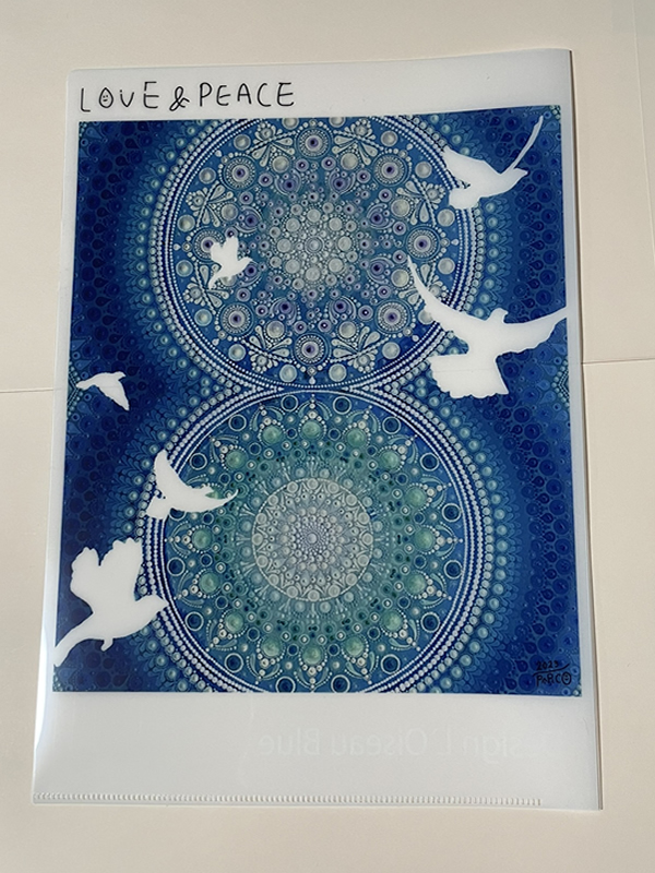 クリアファイル「LOVE & PEACE」